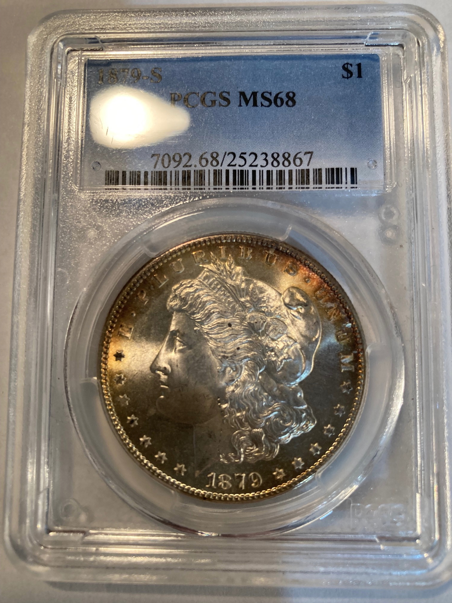 1879-S PCGS MS68 1879-S PCGS MS68