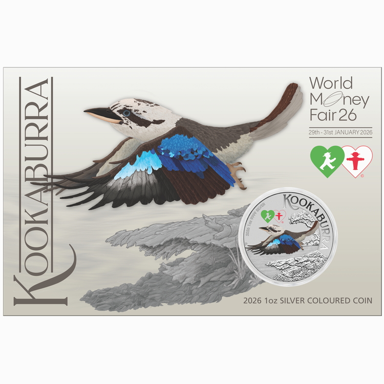 Australia_2026_Kookaburra_Berlin_WMF_World_Money_Fair_Coin_Show_Special_Edition_$1_1_Troy_Oz_Pure_Silver_with_Color_Double_Ampelmann_Privy_Mark_in_Card