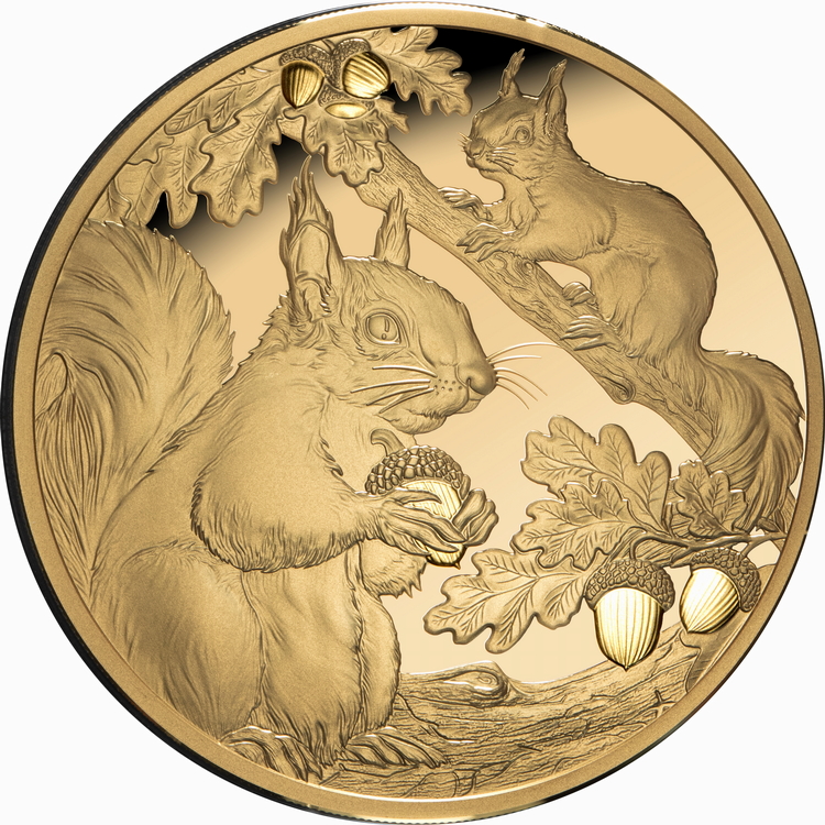 Niue_2026_Squirrels_$100_1_Troy_Oz_Pure_Gold_Proof_MINTAGE_30 Niue_2026_Squirrels_$100_1_Troy_Oz_Pure_Gold_Proof_MINTAGE_30