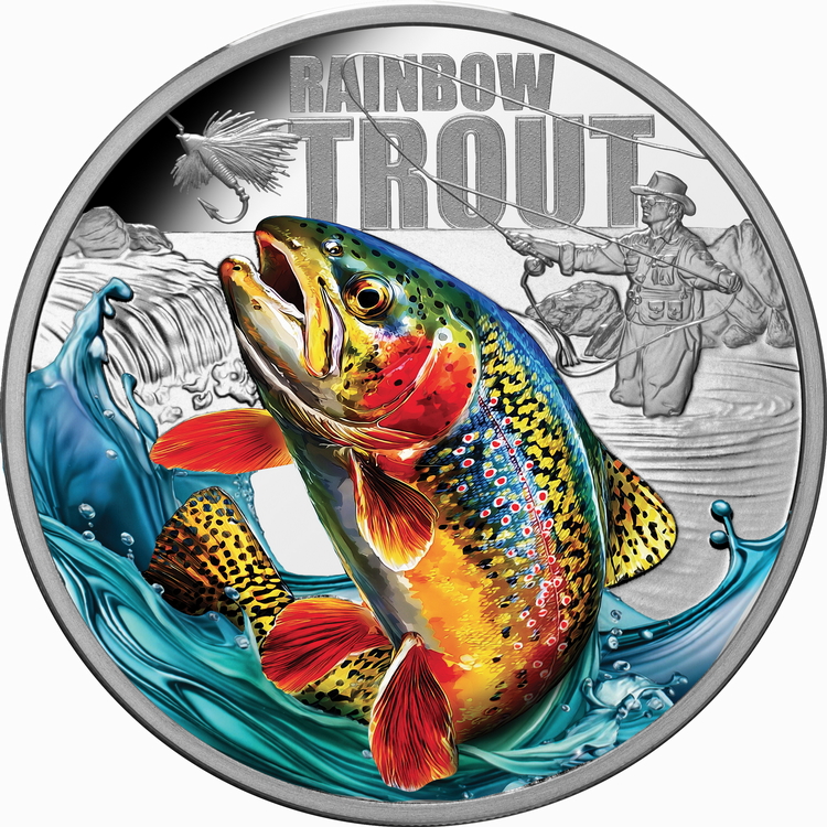 Niue_2027_Rainbow_Trout_$1_1_Troy_Oz_Pure_Silver_Proof_with_Color_MINTAGE_500 Niue_2027_Rainbow_Trout_$1_1_Troy_Oz_Pure_Silver_Proof_with_Color_MINTAGE_500